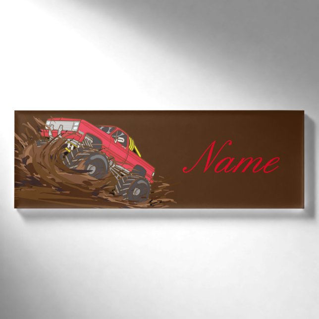 4-Rad-Schlammkahn Thunder_Cove Namenschild (Vorderseite)