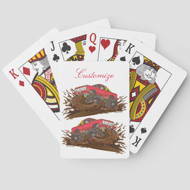 4-Rad-Schlammkahn Thunder_Cove Spielkarten (Rückseite)
