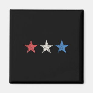 4. Red White Blue Stars Niedlich Usa Patriotic Ame Magnet