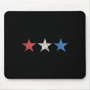 4. Red White Blue Stars Niedlich Usa Patriotic Ame Mousepad