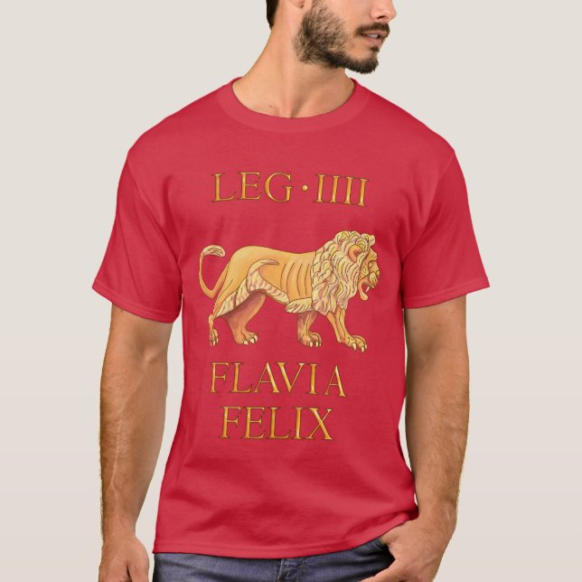 4. Römische Legion IIII Flavia Felix T-Shirt (Vorderseite)