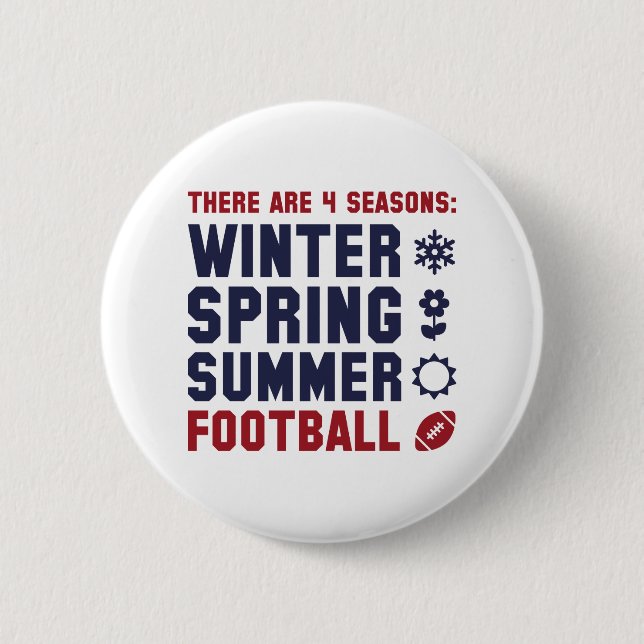 4 Saisons Fußball Button (Vorderseite)