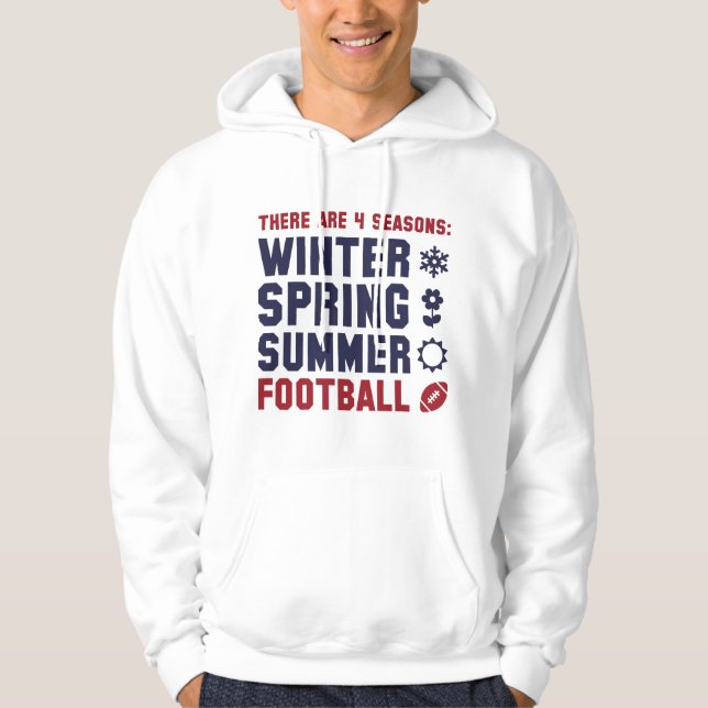4 Saisons Fußball Hoodie (Vorderseite)