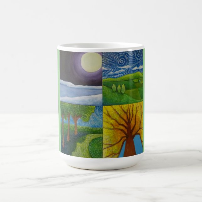 4 Saisons : Mug d'art original (Centre)