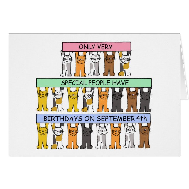4 septembre Anniversaire Cartographie Chats Amusan (Devant horizontal)