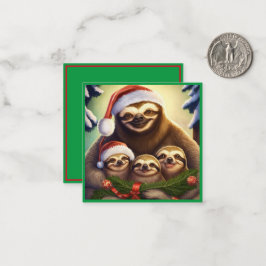 4 Slots Familienferien Mitteilungskarte