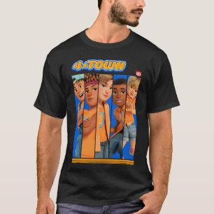 4 Stadt aus dem Umbau des roten klassischen T - Sh T-Shirt
