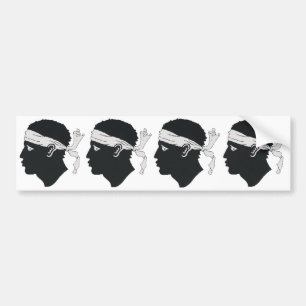4 stickers carosserie automobile corsica  corse
