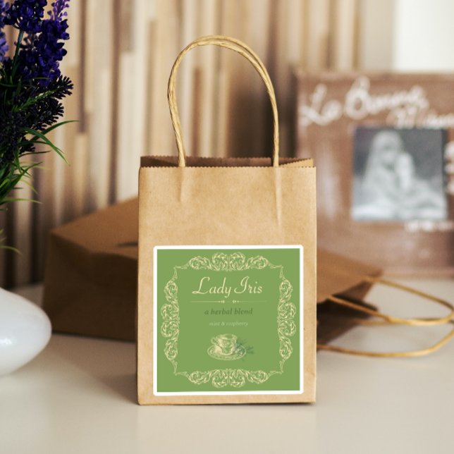 4 Stk Vintager Kräutertee Aufkleber (Von Creator hochgeladen)