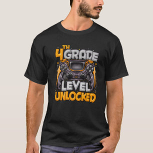 4. Stufe Entsperrtes Spiel auf 4. Stufe zurück T-Shirt