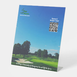 4 T-Shirt Acres Tischständer Sockelschild