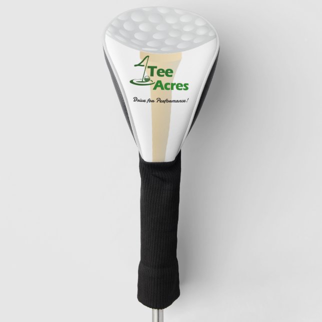 4 T-Shirt Personalisiert Golf Handschuh Golf Headcover (Vorderseite)