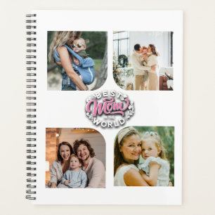 4 Tag der Fotocollage-Familie Gedächtnismüttertag Planer