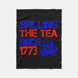 4. Teeausbreitung seit 1773 Amerikanische Unabhäng Fleecedecke