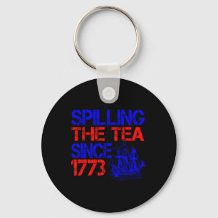 4. Teeausbreitung seit 1773 Amerikanische Unabhäng Schlüsselanhänger