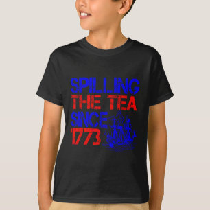 4. Teeausbreitung seit 1773 Amerikanische Unabhäng T-Shirt