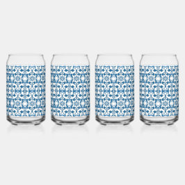 4-teiliges Set | BOHEMISCHE BLUES Dosenglas