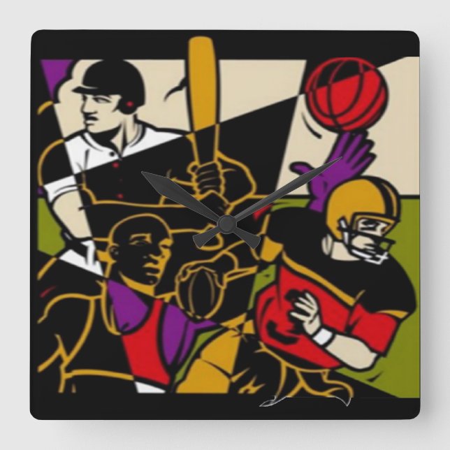 4 Uhr der Sportwand (Vorderseite)