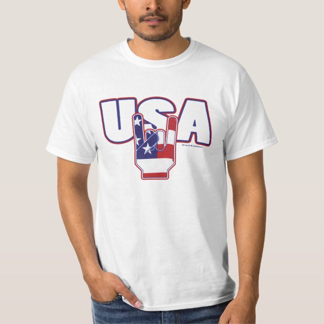 4. von FELSEN Julis USA weiß T-Shirt (Vorderseite)