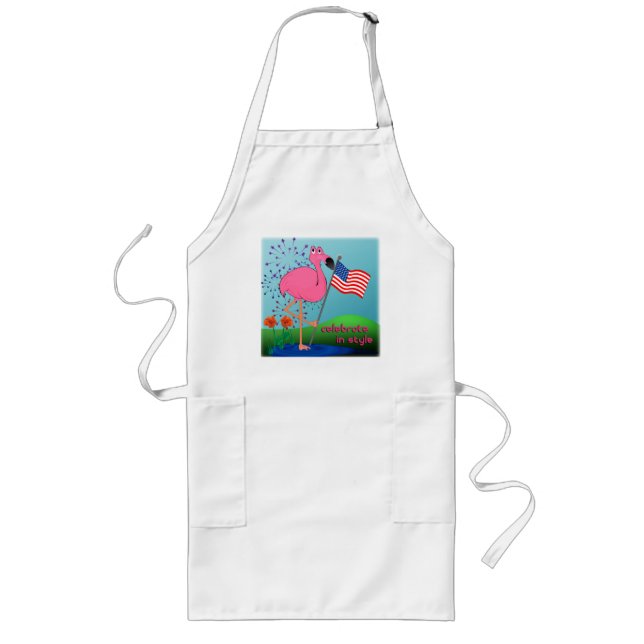 4. von Juli-Flamingo GRILLEN Schürze (Vorne)