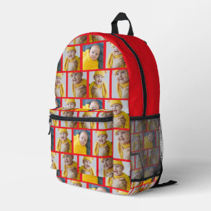 4 Vorlage für Fotocollage macht Ihren Spaß Bedruckter Rucksack