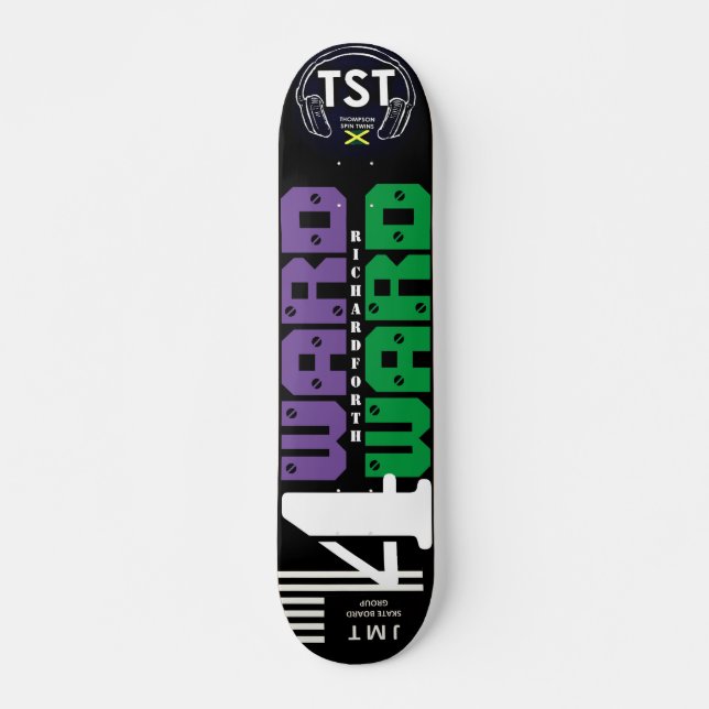 4 WARD KC/CBAR 7 3/4" Skateboard Deck (Vorne)