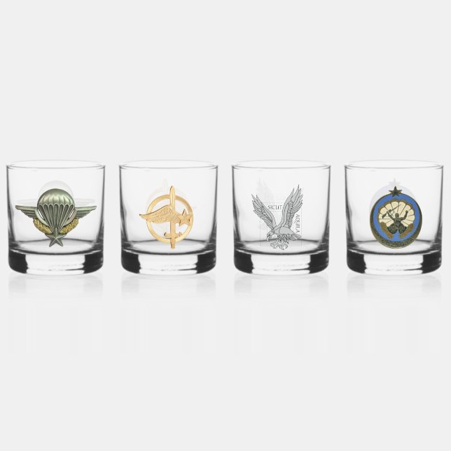 4 Whiskygläser Whiskyglas (Vorderseite)