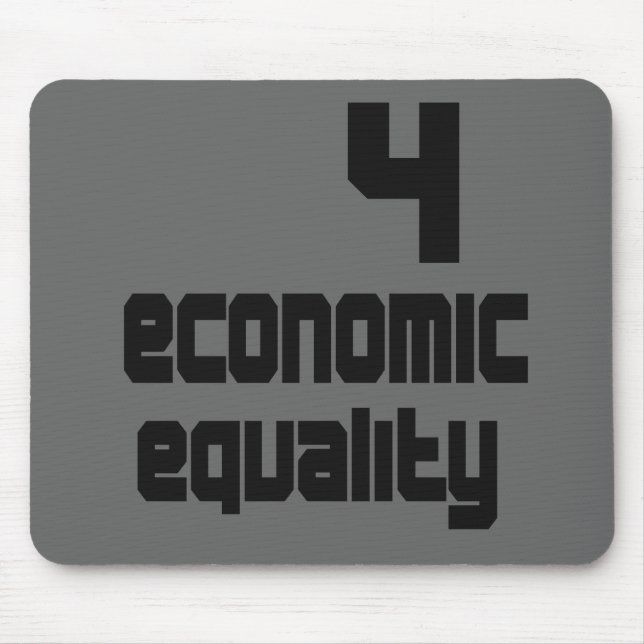 4 Wirtschaftsgleichheit Mousepad (Vorne)