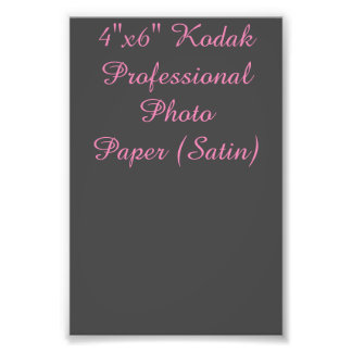4"x6" Kodak Beruflich Foto Paper (Satin)