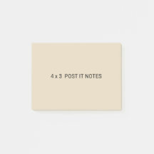 4 x 3 kundenspezifische Post-Itanmerkungen