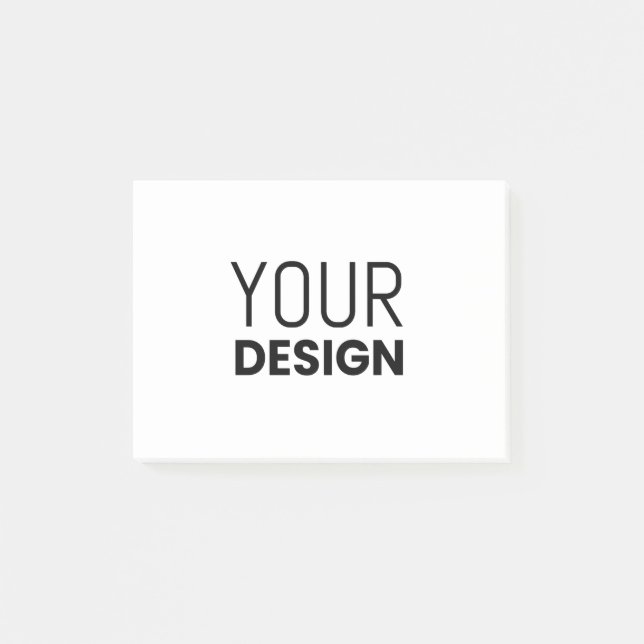 4" X 3" Nachhinweise Post-it Klebezettel (Vorderseite)