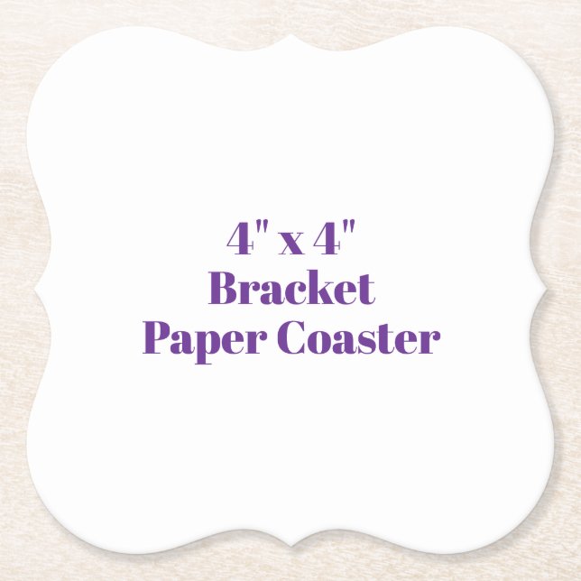 4" x 4" Konsole Untersetzer (Vorderseite)