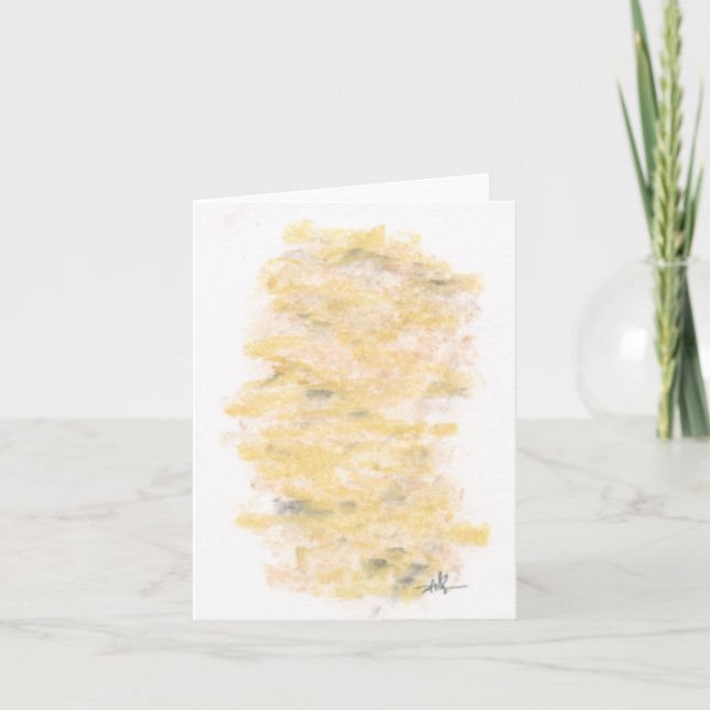 4" x 5,6" gefaltete Notenkarte - "Farbe" Einladung (Vorderseite)