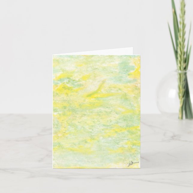 4" x 5,6" gefaltete Notenkarte - "Paraíso" Einladung (Vorderseite)