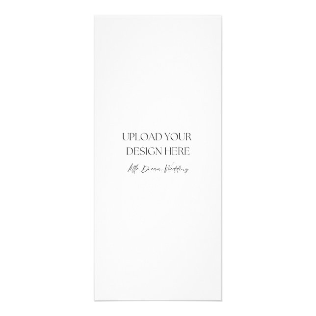 4 x 9 Zoll Glossy Doppelseitige Karte Werbekarte (Vorne)