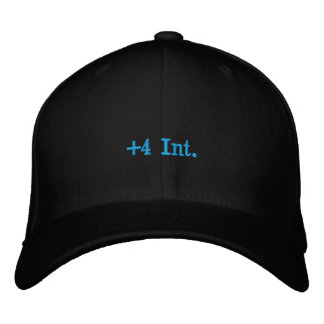 +4 Zoll Bestickte Baseballkappe