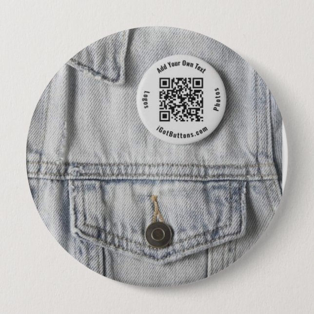 4-Zoll-Round-Buttom-Zoll Button (Vorderseite)