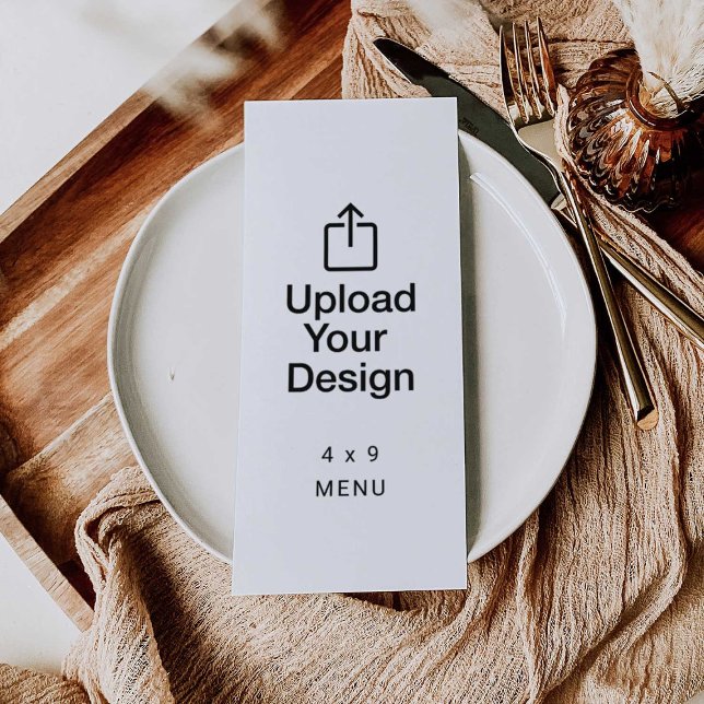 4 Zoll x 9 Zoll Menü Menükarte (Von Creator hochgeladen)