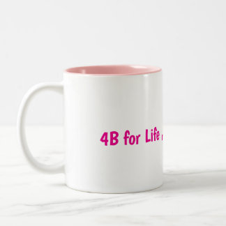 4B Single fürs Leben feministischer Zölibatär Zweifarbige Tasse