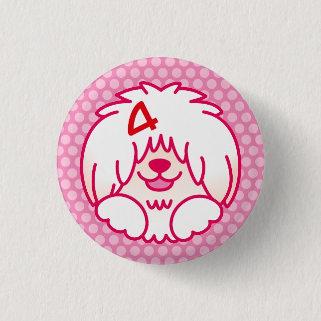 4dogs Symbol Button (Vorderseite)