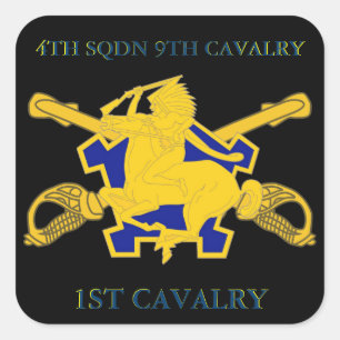 4ème AUTOCOLLANTS de CAVALERIE de 9ème CAVALERIE
