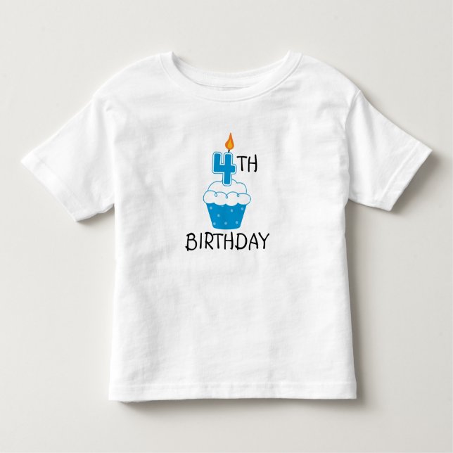 4ème L'anniversaire badine le T-shirt (Devant)