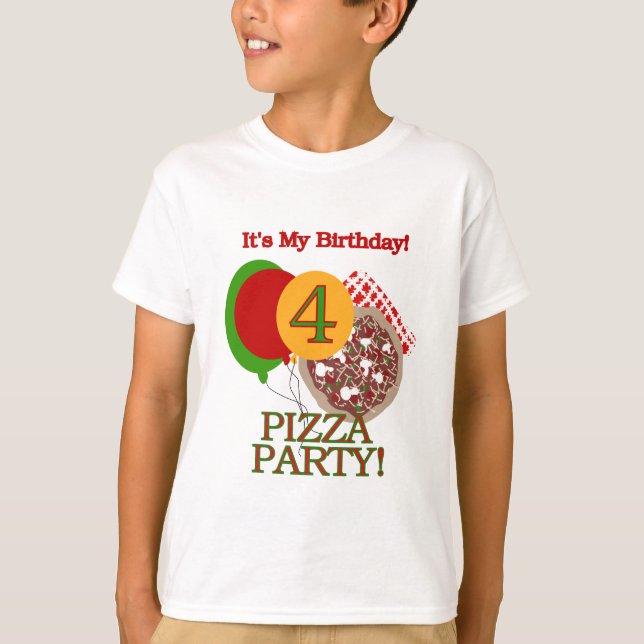 4ème T-shirts et cadeaux d'anniversaire de partie (Devant)