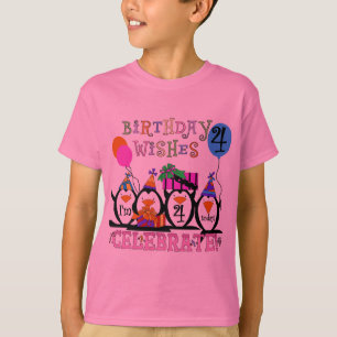 4èmes T-shirts et cadeaux d'anniversaire de