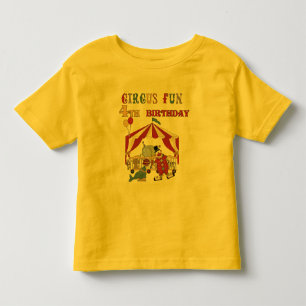 4èmes T-shirts et cadeaux d'anniversaire de cirqu
