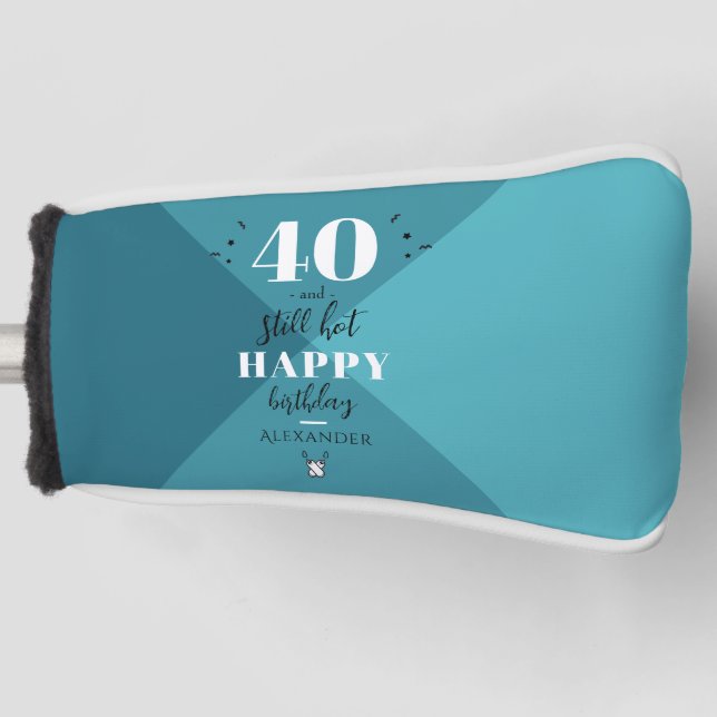 4O und immer noch heiß Golf Headcover (Vorderseite)