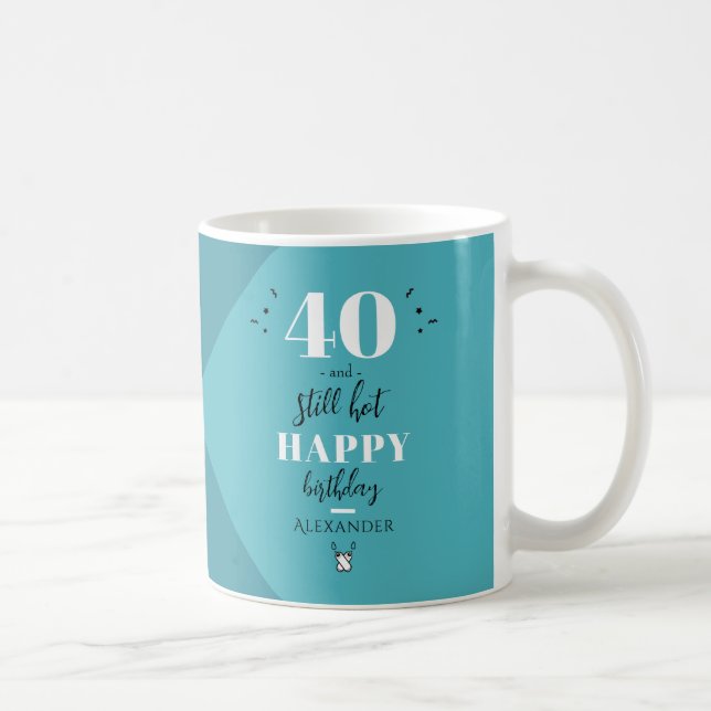 4O und immer noch heiß Kaffeetasse (Rechts)