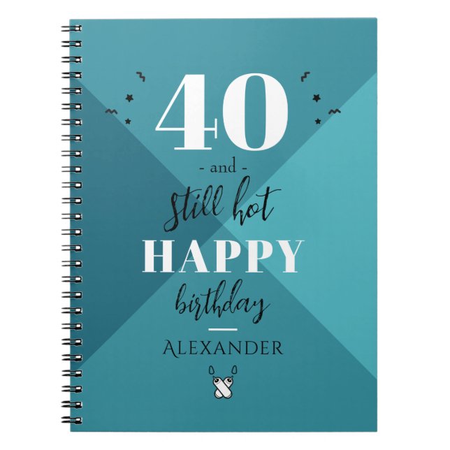 4O und immer noch heiß Notizblock (Vorderseite)