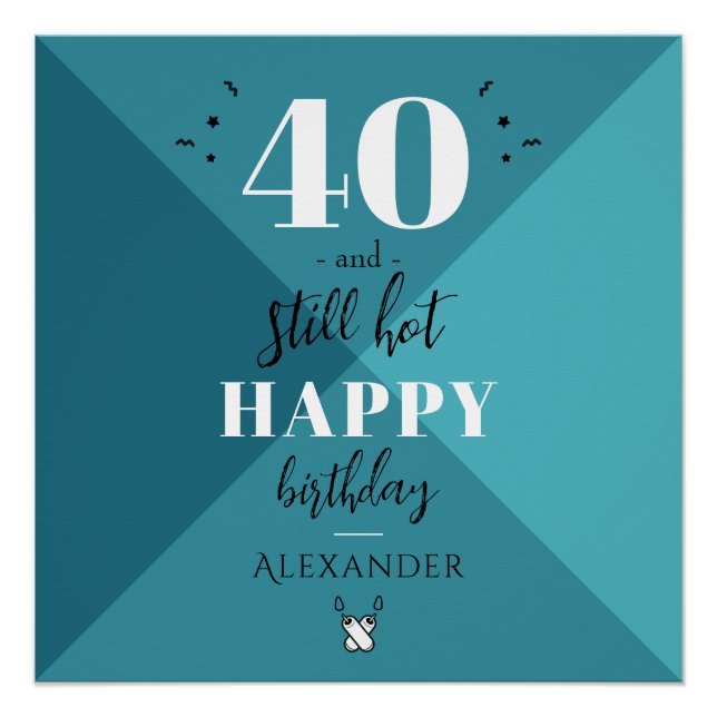 4O und immer noch heiß Poster (Vorderseite)