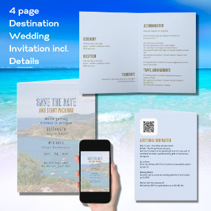 4pg Ziel FOTO Hochzeit mit ALL Details Inc Karte